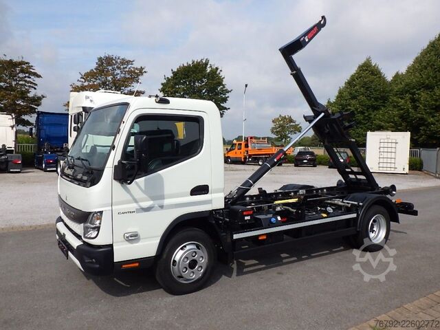 Damperli panelvan FUSO Canter 7 C 18 HIAB Abroller/AHK/Klima/LED/24 tkm