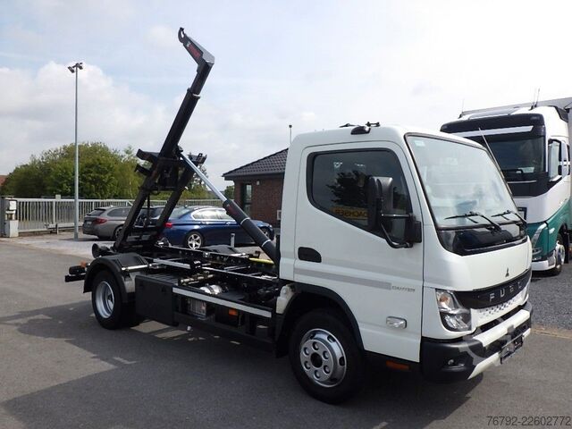 Damperli panelvan FUSO Canter 7 C 18 HIAB Abroller/AHK/Klima/LED/24 tkm