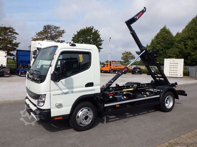 Damperli panelvan FUSO Canter 7 C 18 HIAB Abroller/AHK/Klima/LED/24 tkm
