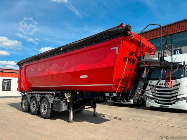 Kipper Auflieger KEMPF SKM 35/3 * HARDOX * ALCOA * LIFTACHSE *STAHL*TÜV