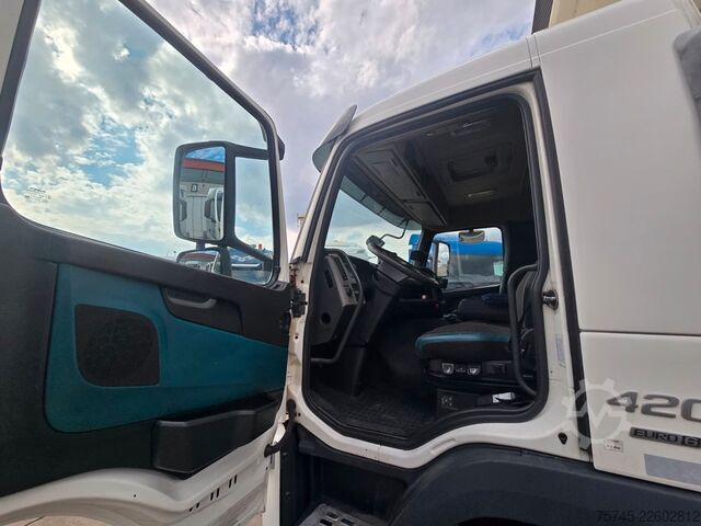 Kühlkoffer-LKW VOLVO FM420*FRIGOBLOCK*ROHR DURCHLADER*LBW  2.5T*