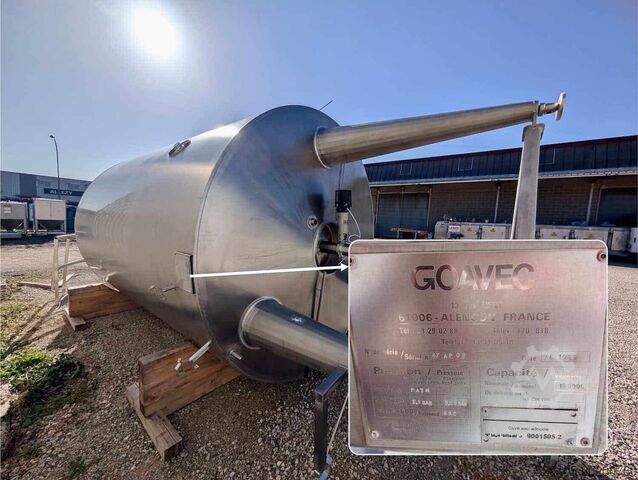 Goavec – Δοχείο διεργασίας 10.000 L (D)  Goavec – Cuve de process 10 000 L (D)