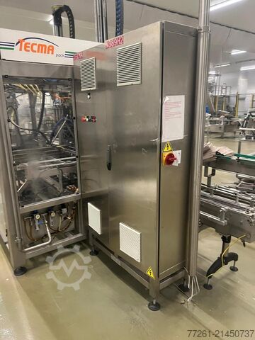 Envasadora doble de vasos sellados TECMA SEALED CUPS DUAL PACKER x2, x4, x6 PACK CARTON