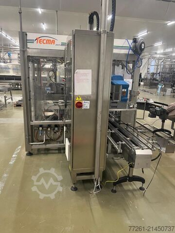 Envasadora doble de vasos sellados TECMA SEALED CUPS DUAL PACKER x2, x4, x6 PACK CARTON