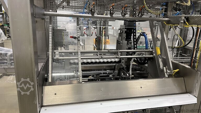 Envasadora doble de vasos sellados TECMA SEALED CUPS DUAL PACKER x2, x4, x6 PACK CARTON