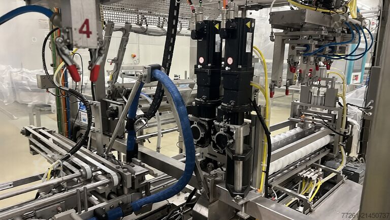 Envasadora doble de vasos sellados TECMA SEALED CUPS DUAL PACKER x2, x4, x6 PACK CARTON