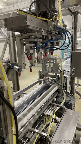 Envasadora doble de vasos sellados TECMA SEALED CUPS DUAL PACKER x2, x4, x6 PACK CARTON