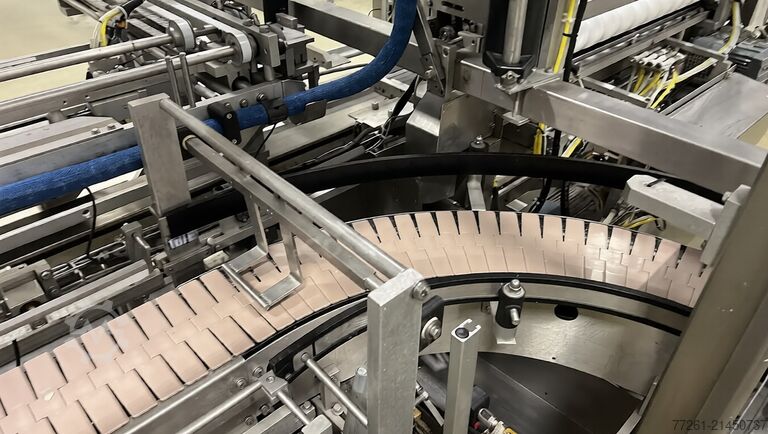 Envasadora doble de vasos sellados TECMA SEALED CUPS DUAL PACKER x2, x4, x6 PACK CARTON