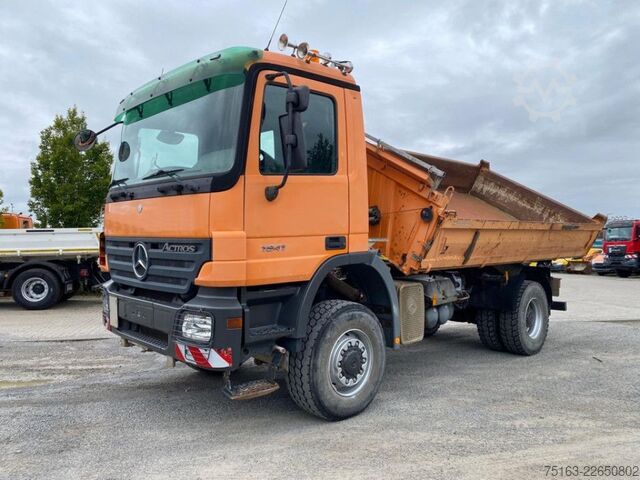 Camião basculante MERCEDES-BENZ Actros 1841 AK 4x4 2-Achs Allradkipper Meiller