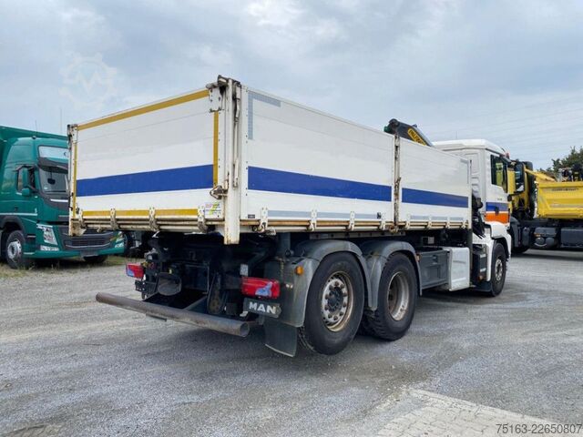 Camião basculante MAN TG-S 26.400 6x2-2 BL 3-Achs Kipper Kran +Funk+Gr