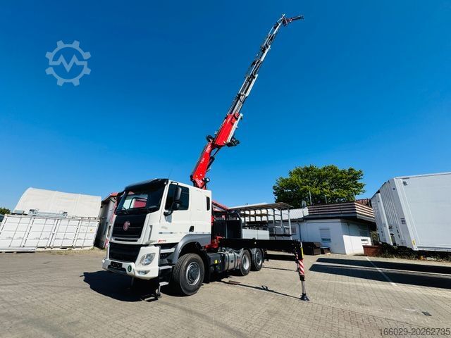 Zware vrachtwagen Tatra 6x6x6 Phoenix Kran Fassi F545 + Fly JIB