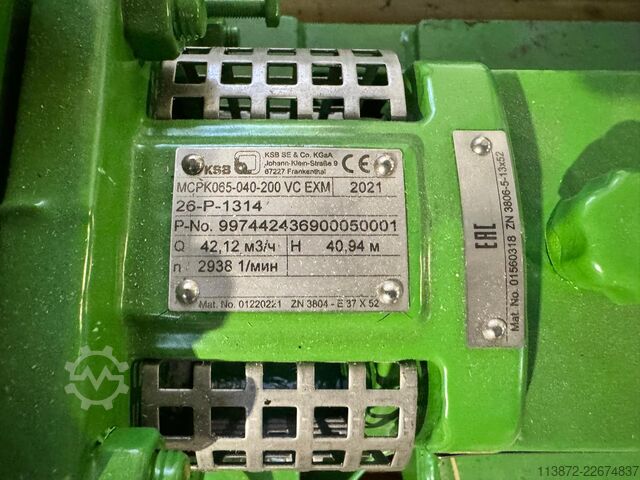 Högtryckspump KSB KSB MCPK150-125-200 VX LXM