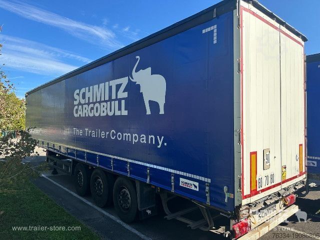 Öppen semitrailer med kapell Schmitz Cargobull Semitrailer Curtainsider Standard