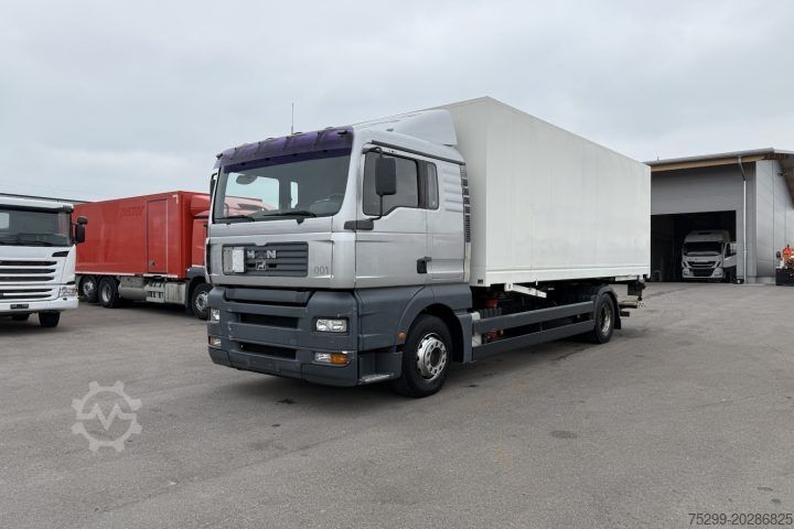Speciale doeleinden vrachtwagen MAN 18.413 FLLC 4x2 BDF+Koffer / Swiss-Vehicle