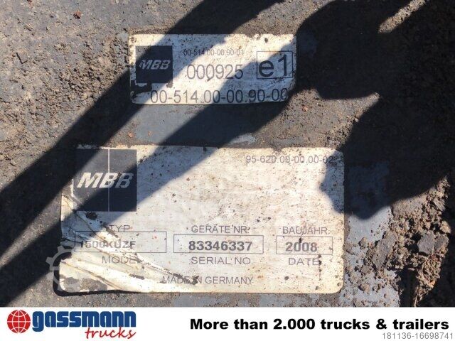 Poljoprivredna mašina Palfinger MBB 1500KUZF Ladebordwand unterfaltbar, 1,5t