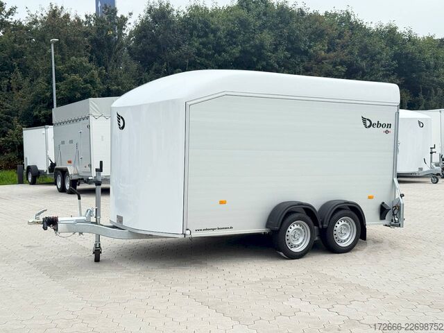 Koffer aanhanger Debon CHEVAL LIBERTE DEBON C700 ALU ROADSTER WEISS +SEITENTÜR