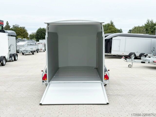 Koffer aanhanger Debon CHEVAL LIBERTE DEBON C700 ALU ROADSTER WEISS +SEITENTÜR