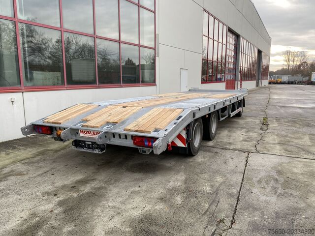 Lavtloader trailer Möslein T 3-P9,2 OR  3 Achs Tieflader gerader Ladefläche 9 m, Neufahrzeug