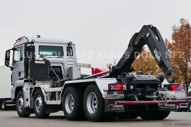 Camião porta-contentores de gancho MAN TGS 35.440 Abrollkipper HIAB Retarder Euro 5