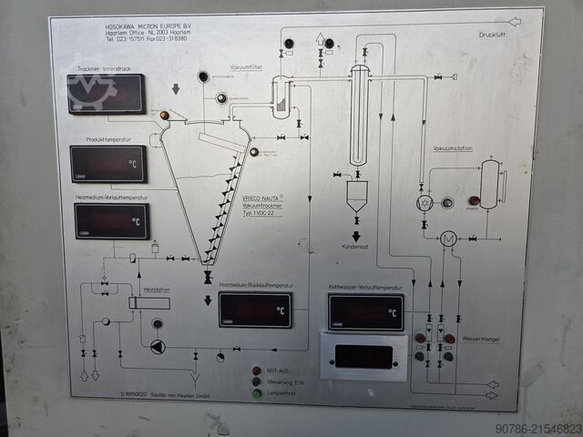 Hosokawa Nauta vacuum dryer 100 liter Hosokawa 