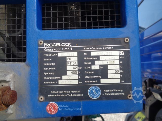 Semirimorchio frigorifero MEYER Meyer MSK 20-13 Frigoblock HK25