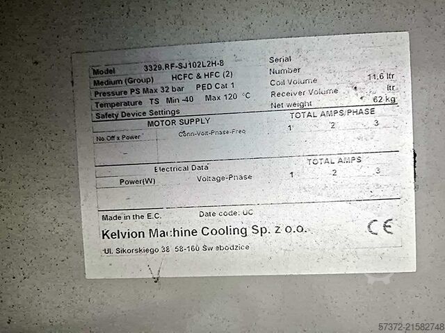 Condensator Kelvion -SJ102L2H-8