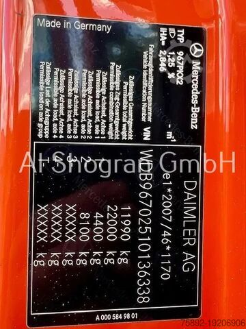 Système BDF Mercedes-Benz Atego 1218 BDF Koffer / Voll Luft / Klima / Eu6