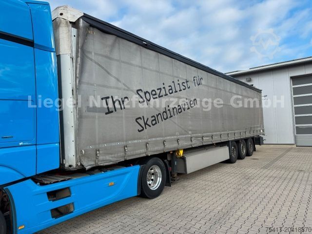 Otevřený návěs s plachtou SCHMITZ CARGOBULL SCB*S3T*Standard*Liftachse*Palettenkasten*TÜV*