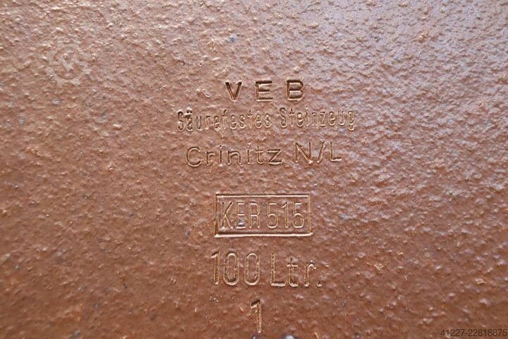 Pojemnik ceramiczny VEB Crinitz N/L 100 Ltr