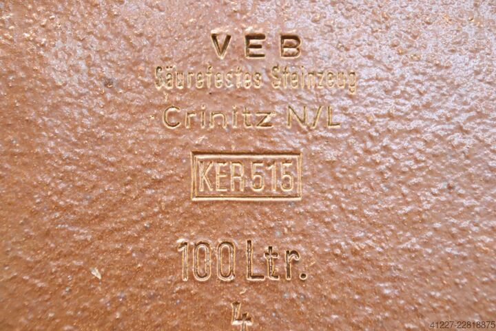 Pojemnik ceramiczny VEB Crinitz N/L 100 Ltr
