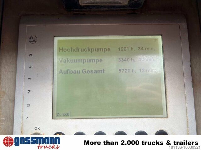 Kehrmaschine Mercedes-Benz Actros 2544 L 6x2, Lenkachse, Kroll