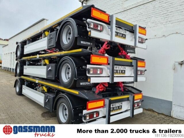 Afzetcontainer-aanhangwagen Wielton PS2P70B Abrollanhänger bis 7,25 m Behälter