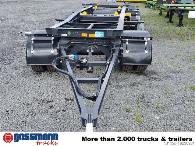 Afzetcontainer-aanhangwagen Wielton PS2H M3 Schlitten-Abrollanhänger