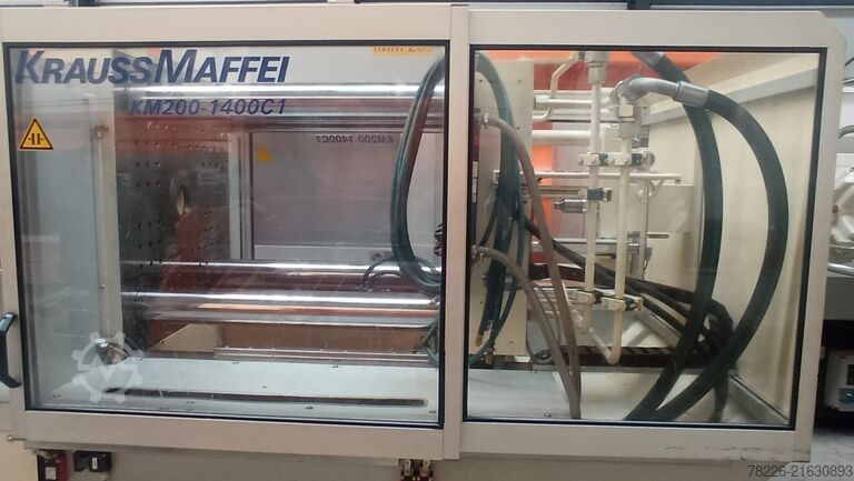 Injection molding machine NUR 16.700h KraussMaffei 200-1400 C1