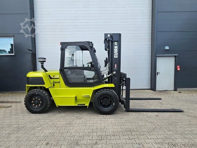 Diesel Forklift Clark C70D - NEU - DIESEL KUBOTA - TRIPLEX