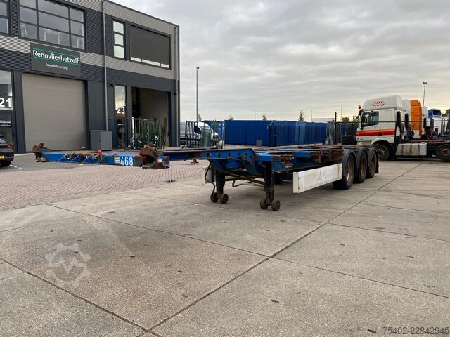 Transport af containere Krone SD 27 / Conatiner chassis / 40 FT / BPW