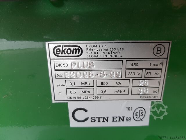Compressor zonder olie Ekom DK 50 Plus