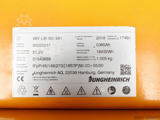 Reachtruck Jungheinrich ETV 216  DL GNE-1070DZ