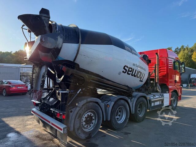 Blandare MAN TGX 35.500 8x4, 10m3 Mixer + Hydraulic-slide, 2015