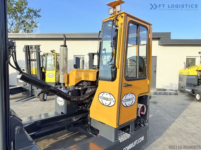 Four-way forklift Combilift C3000 GAS DUPLEX 4500 FREE LIFT CABIN