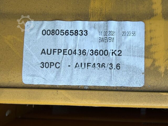 Hoogbouwmagazijn Palletstelling traverse Jungheinrich MPB / K: 160 x 50 mm Lichte Weite: 3.600 mm
