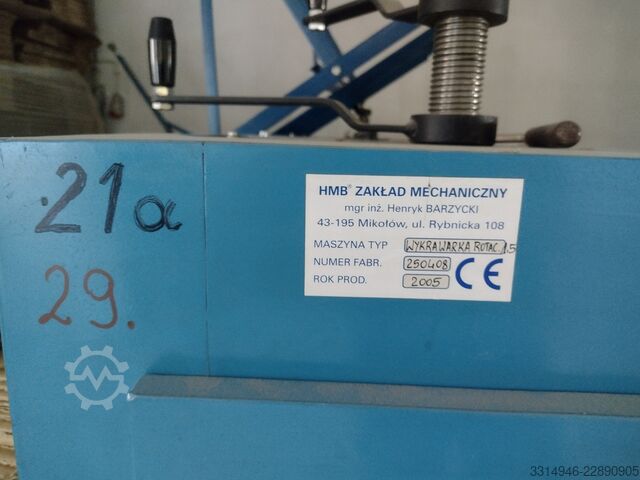 Döner kalıp HMB Wykrawarka Rotac. 1.5