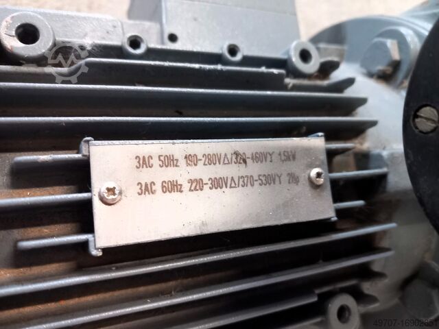 Getriebemotor mit bremse PIV Drives FKSD 712 B3 1,5kw 0-28r/min
