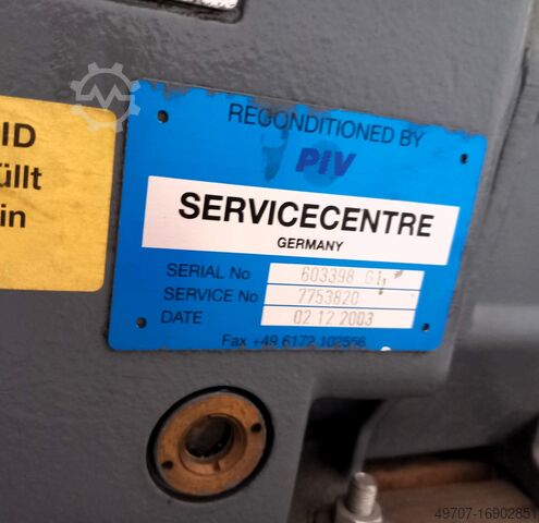 Getriebemotor mit bremse PIV Drives FKSD 712 B3 1,5kw 0-28r/min