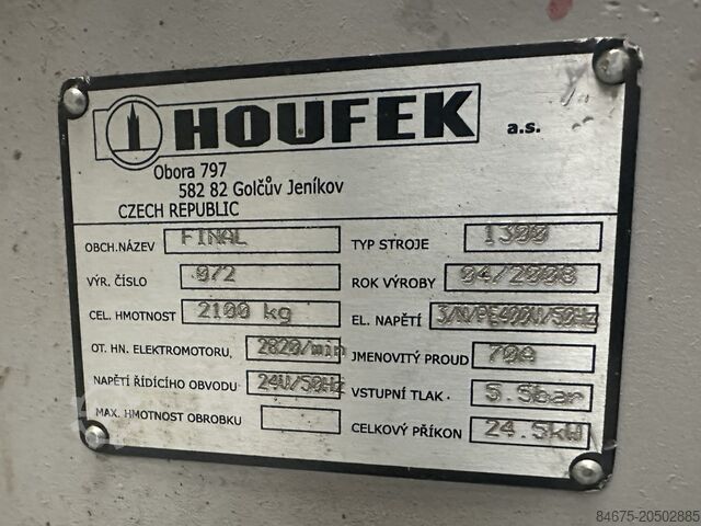 μηχάνημα βουρτσίσματος HOUFEK FINAL 1300