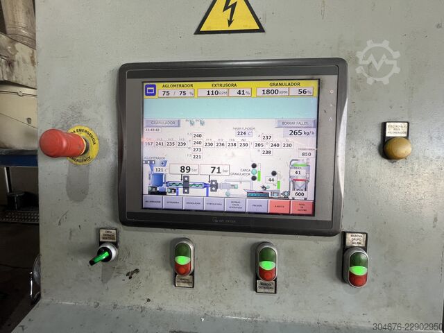 Extrudeuse EREMA RM 120 TVE
