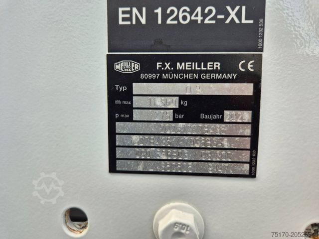 Τρίπλευρο ανατρεπόμενο φορτηγό MERCEDES-BENZ Arocs 1935 K 4x2 Meiller AHK Navi PPC Klima