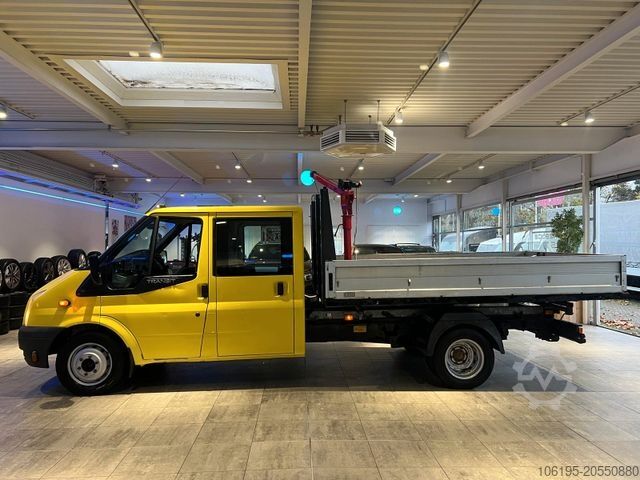 Třístranná sklápěcí dodávka FORD Transit 2,4 D Maxi DoKa 3-Seiten Kipper*Kran*