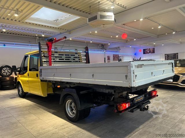 Třístranná sklápěcí dodávka FORD Transit 2,4 D Maxi DoKa 3-Seiten Kipper*Kran*