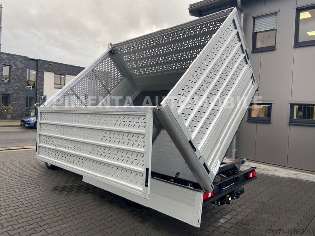 Kiepwagen bestelauto IVECO Daily 70C18H 3SKIPPER KISTE AHK ALUGITTER DIFF